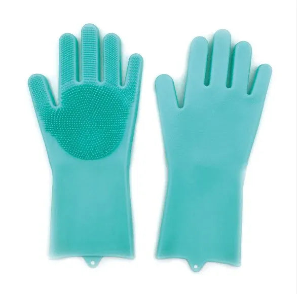 Aaponminimarket Heat-Resistant Silicone Kitchen Gloves