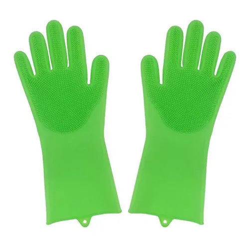 Aaponminimarket Heat-Resistant Silicone Kitchen Gloves