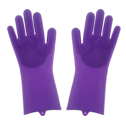 Aaponminimarket Heat-Resistant Silicone Kitchen Gloves