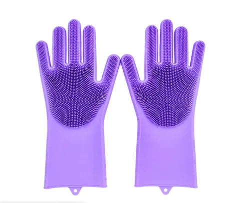 Aaponminimarket Heat-Resistant Silicone Kitchen Gloves
