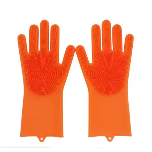 Aaponminimarket Heat-Resistant Silicone Kitchen Gloves