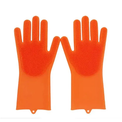 Aaponminimarket Heat-Resistant Silicone Kitchen Gloves