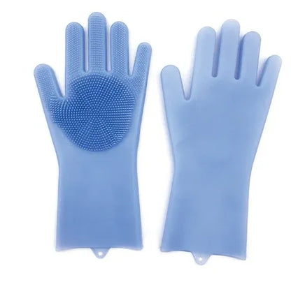 Aaponminimarket Heat-Resistant Silicone Kitchen Gloves