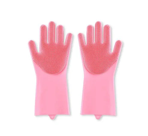 Aaponminimarket Heat-Resistant Silicone Kitchen Gloves