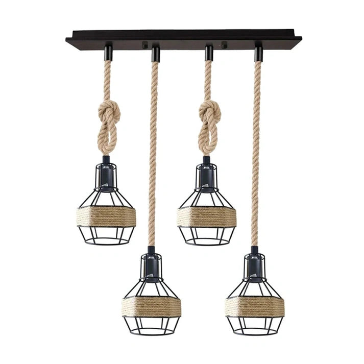 Aaponminimarket Hemp Pendant Table Light