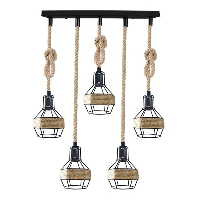 Aaponminimarket Hemp Pendant Table Light