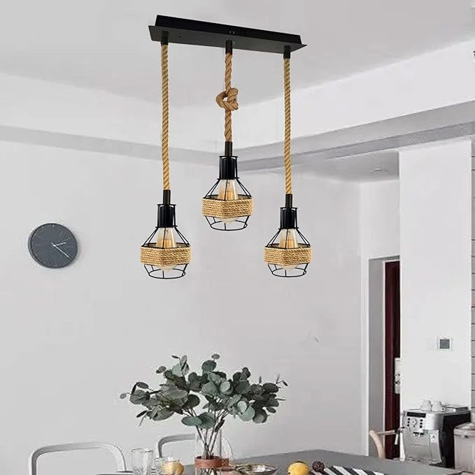 Aaponminimarket Hemp Pendant Table Light