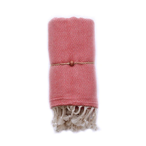 Aaponminimarket Herringbone Red Bath & Body Set (x5)