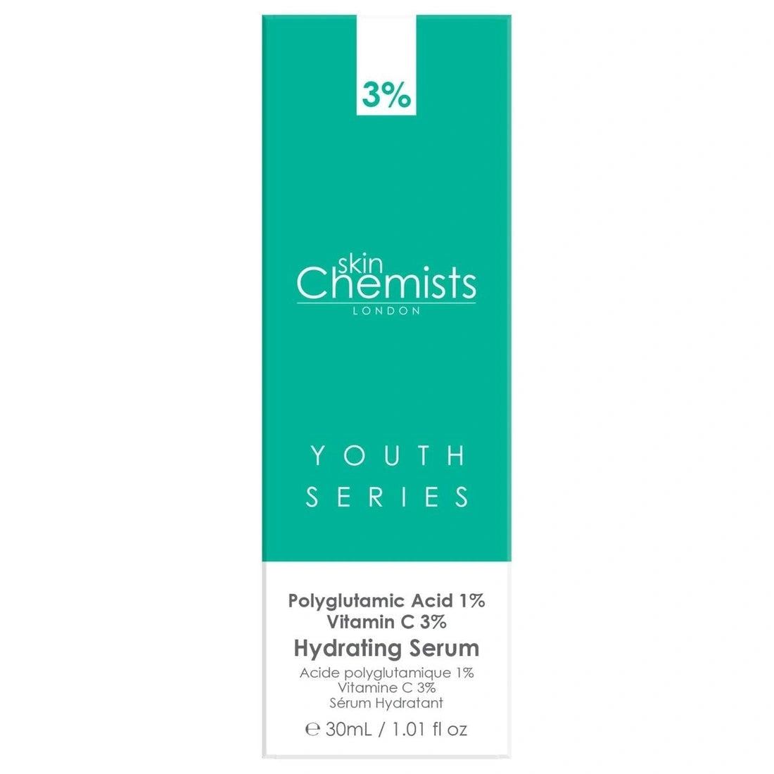 Aaponminimarket Hydrating Serum Polyglutamic Acid 1%, Vitamin C 3% 30ml