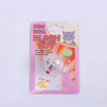 Aaponminimarket Illuminating Cat Toy Ball for Feline Playtime