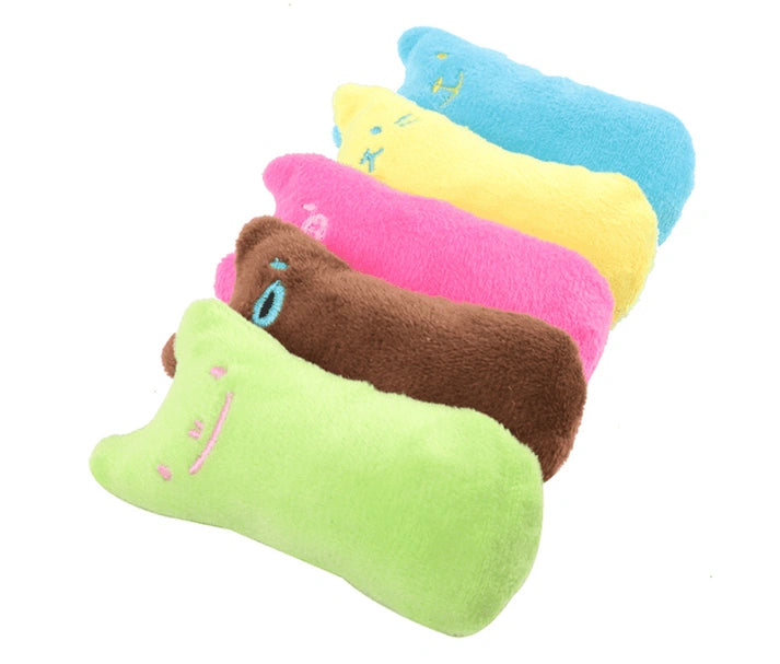 Aaponminimarket Interactive Catnip Infused Plush Toy Pillow