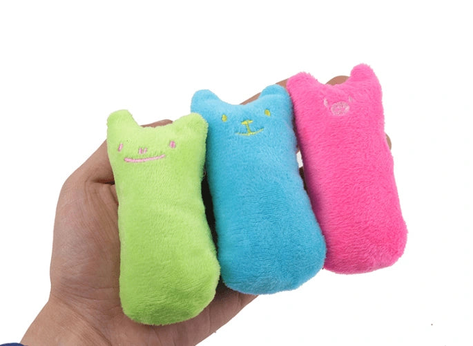 Aaponminimarket Interactive Catnip Infused Plush Toy Pillow