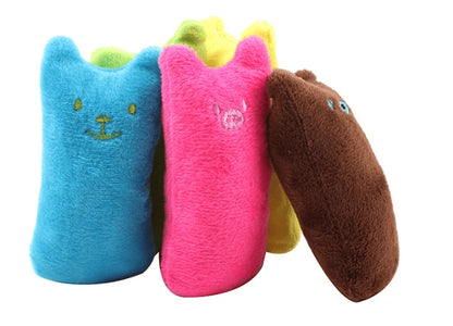 Aaponminimarket Interactive Catnip Infused Plush Toy Pillow