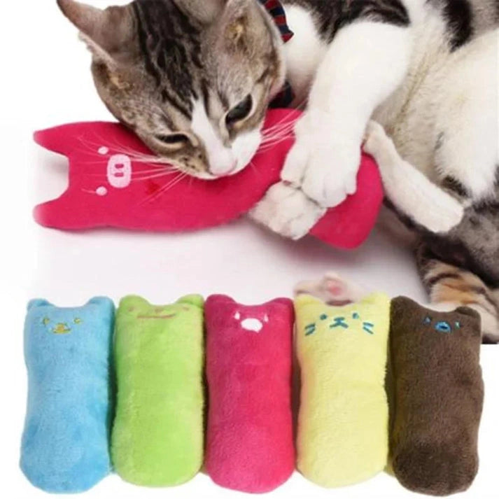 Aaponminimarket Interactive Catnip Infused Plush Toy Pillow
