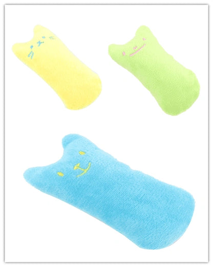 Aaponminimarket Interactive Catnip Infused Plush Toy Pillow
