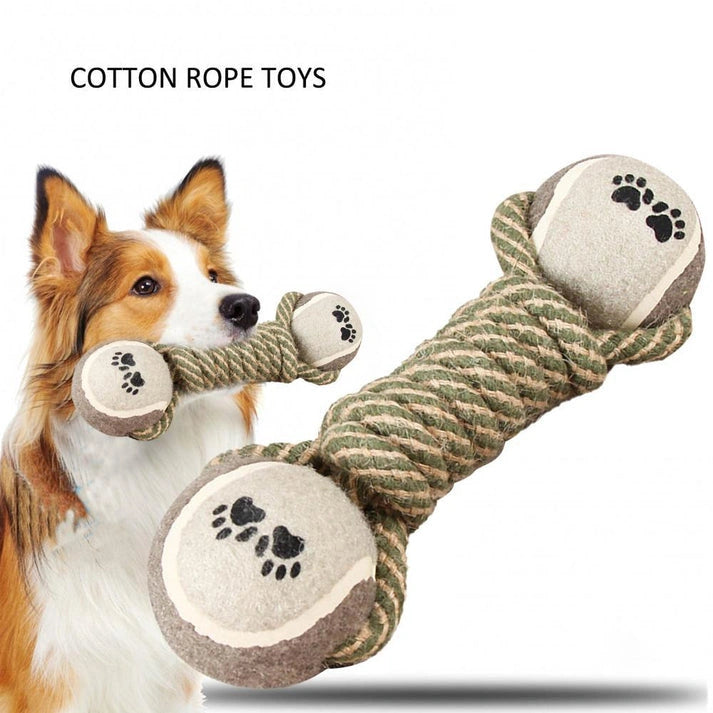 Aaponminimarket Interactive Cotton-Poly Tug Toy