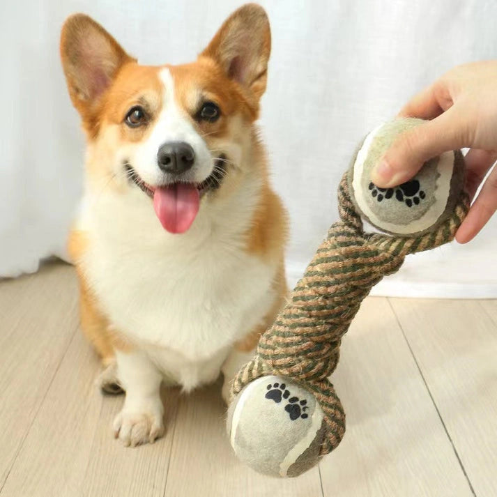 Aaponminimarket Interactive Cotton-Poly Tug Toy