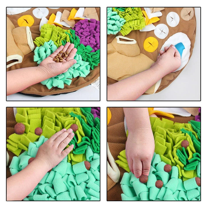 Aaponminimarket Interactive and Eco-friendly Washable Pet Mat
