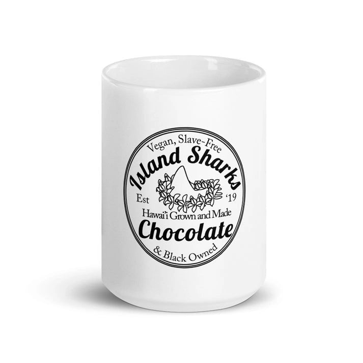 Aaponminimarket Island Sharks White Glossy Mug