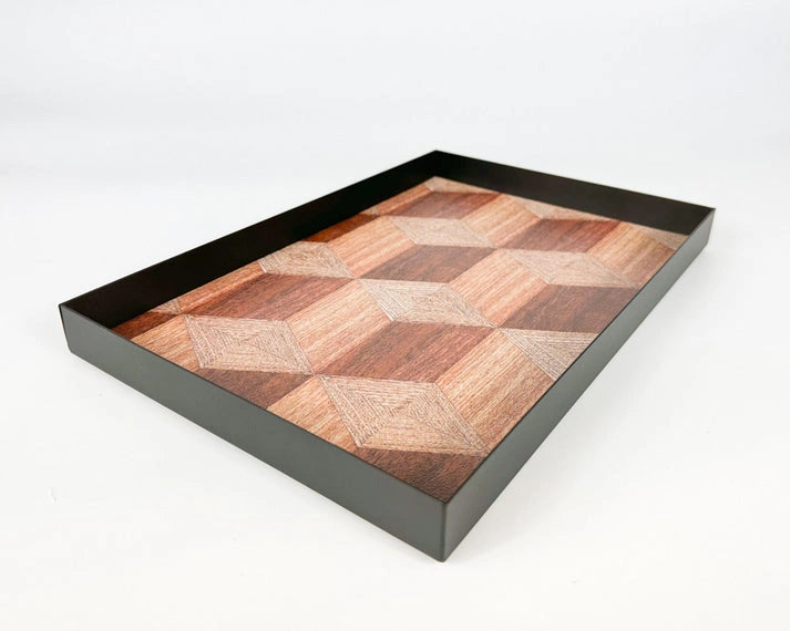 Aaponminimarket June Rectangle Iron Serving Tray