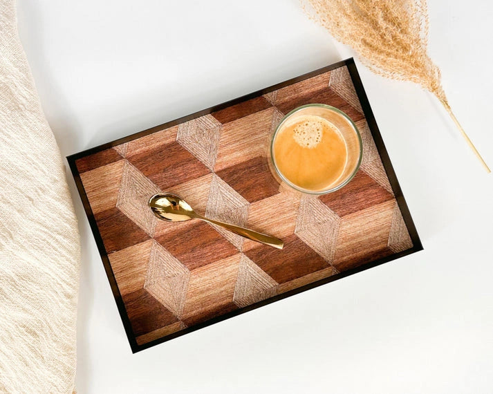 Aaponminimarket June Rectangle Iron Serving Tray