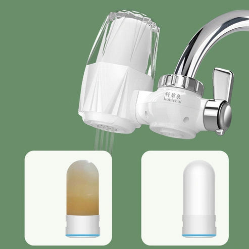 Aaponminimarket Kitchen Faucet Water Purifier (White)