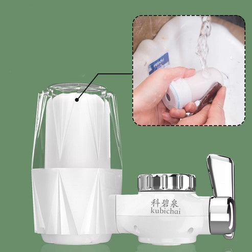 Aaponminimarket Kitchen Faucet Water Purifier (White)
