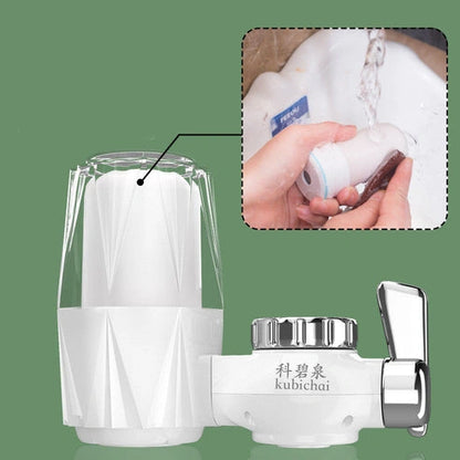 Aaponminimarket Kitchen Faucet Water Purifier (White)