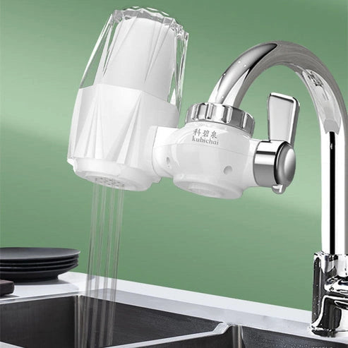 Aaponminimarket Kitchen Faucet Water Purifier (White)