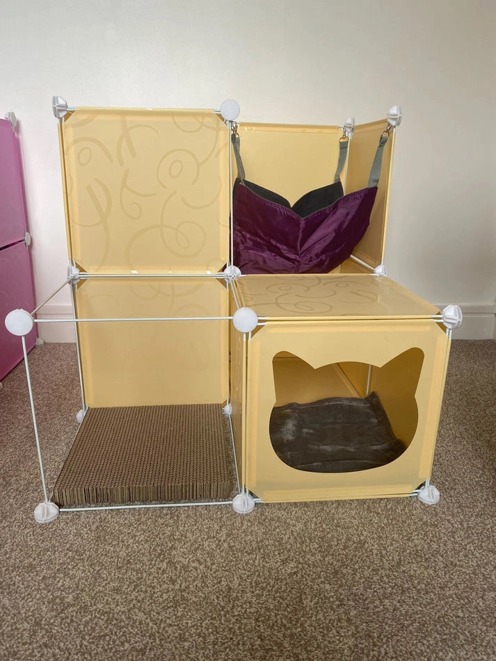 Aaponminimarket Kitty Cubby Cat Cube Play Tower MIDI