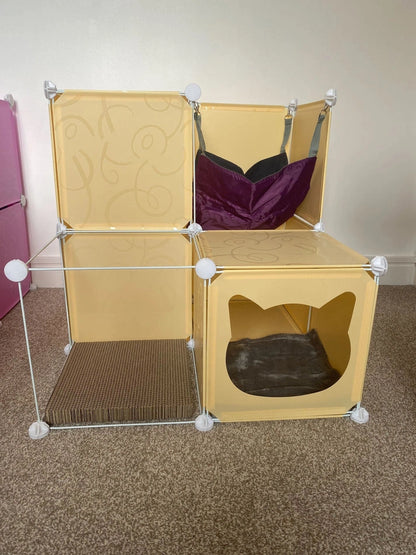 Aaponminimarket Kitty Cubby Cat Cube Play Tower MIDI