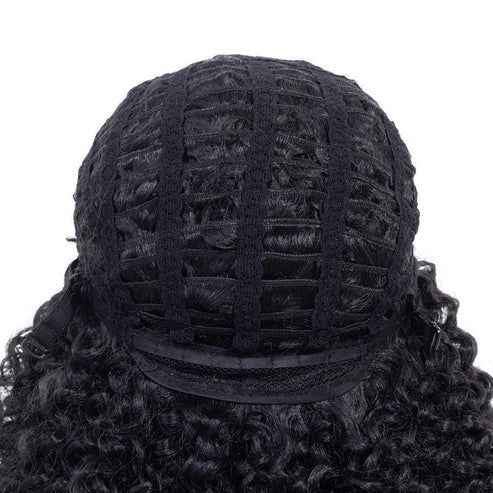 Aaponminimarket Korean Silk Gradient Long Curly Hair Wig