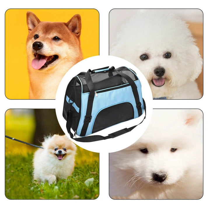 Aaponminimarket Large Pet Carrier Bag AVC Portable Soft Fabric