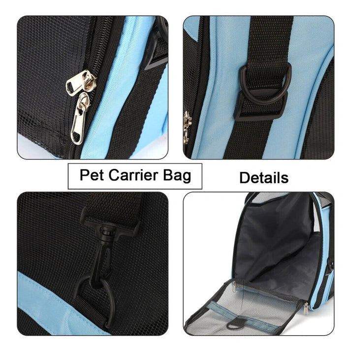 Aaponminimarket Large Pet Carrier Bag AVC Portable Soft Fabric