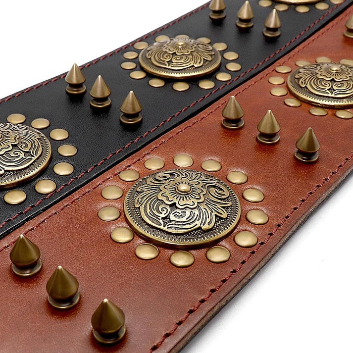 Aaponminimarket Leather Dog Collars