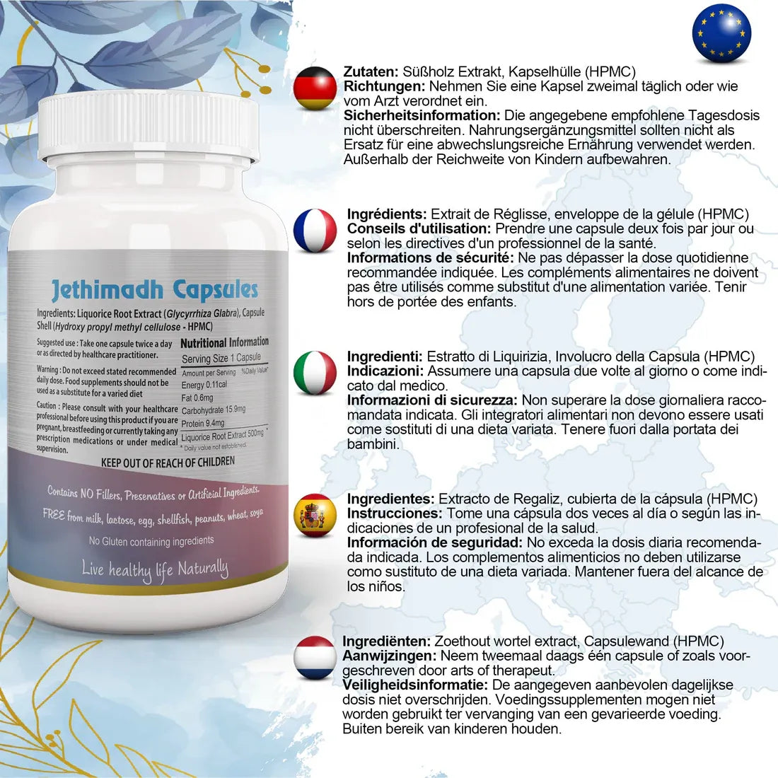Aaponminimarket Liquorice Root Capsules