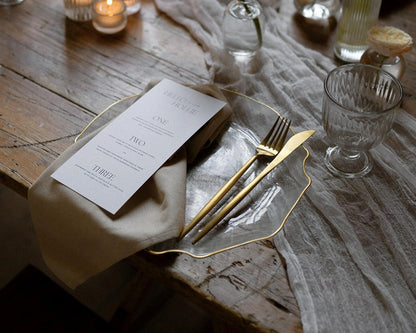 Aaponminimarket London Gold Stainless Steel Cutlery Sets