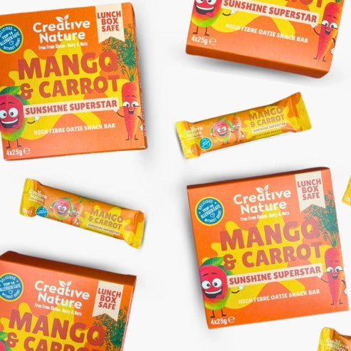 Aaponminimarket Mango & Carrot Kids Snack Bar – Multipack