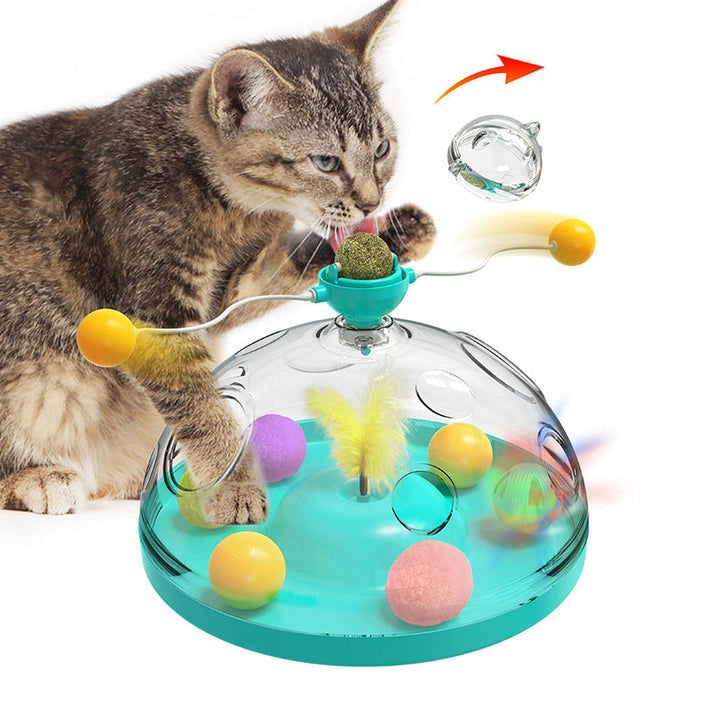 Aaponminimarket Meows Windmill Interactive Cat Toy