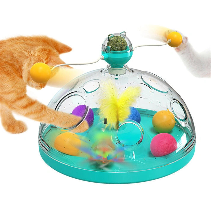 Aaponminimarket Meows Windmill Interactive Cat Toy