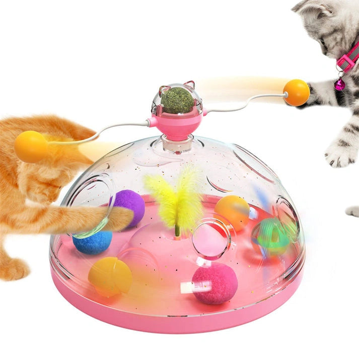 Aaponminimarket Meows Windmill Interactive Cat Toy