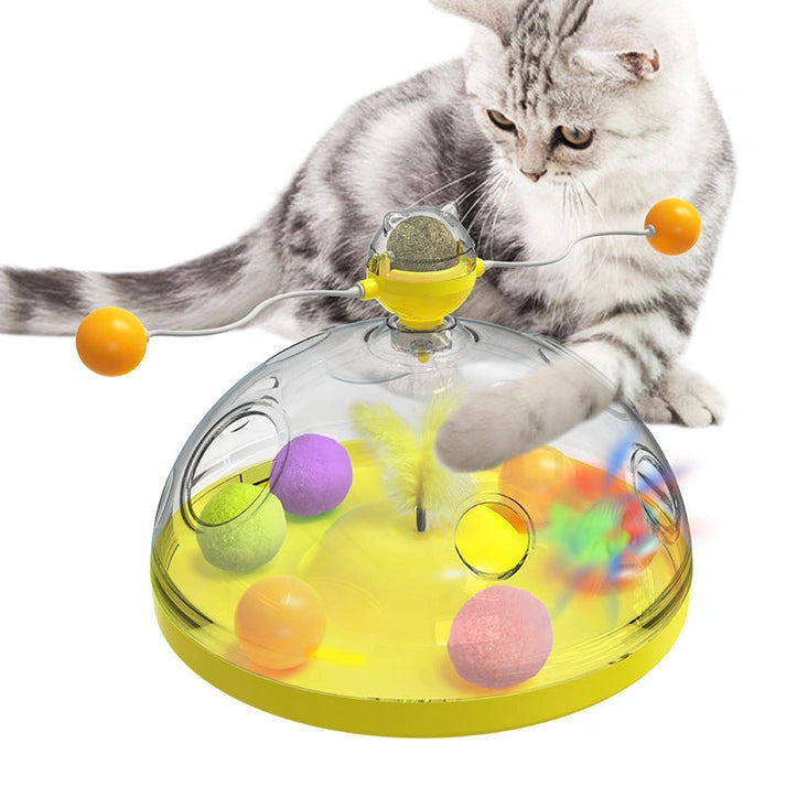 Aaponminimarket Meows Windmill Interactive Cat Toy