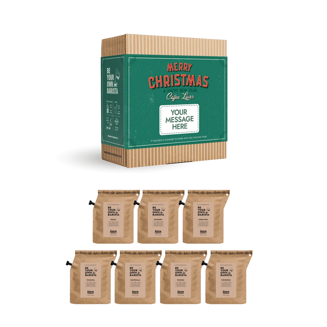 Aaponminimarket Merry Christmas & New Year Coffee Gift Box