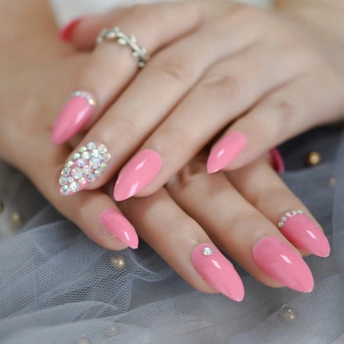 Aaponminimarket Metal False Nails for Women