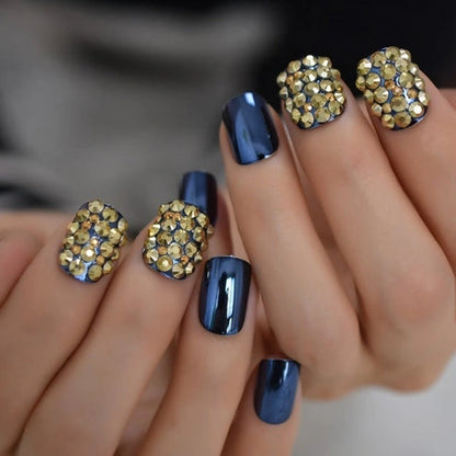 Aaponminimarket Metal False Nails for Women
