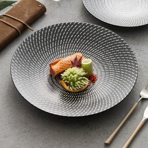 Aaponminimarket Meteor Shower Ceramic Plate