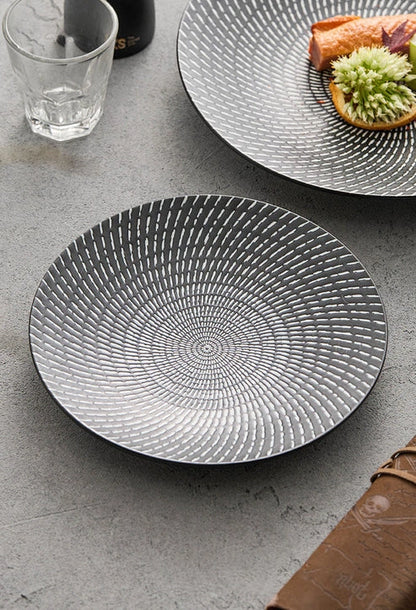 Aaponminimarket Meteor Shower Ceramic Plate