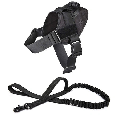Aaponminimarket Military Tactical Dog Harness Patrol K9 Working Pet