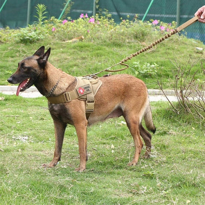 Aaponminimarket Military Tactical Dog Harness Patrol K9 Working Pet
