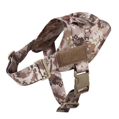 Aaponminimarket Military Tactical Dog Harness Patrol K9 Working Pet